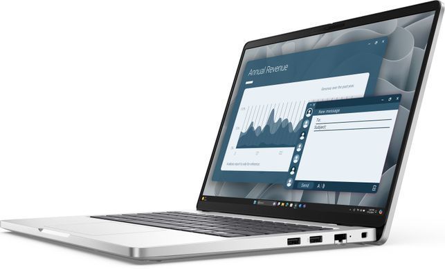 Dell Ноутбук Dell Pro 14 14" FHD+ IPS AG, AMD AI 5 PRO 340, 16GB, F512GB, UMA, Win11P, сріблястий BTO601PC14255UA_W11P фото