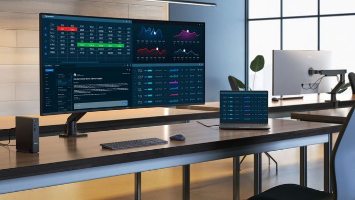 Dell Монітор DELL 51.5" U5226KW 2xHDMI, 2xDP, USB-C, Thunderbolt, MM, RJ-45, IPS Black, 6144x2560, 21:9, 120Hz, DCI-P3 99%, CURVED, HAS 210-BTFW фото