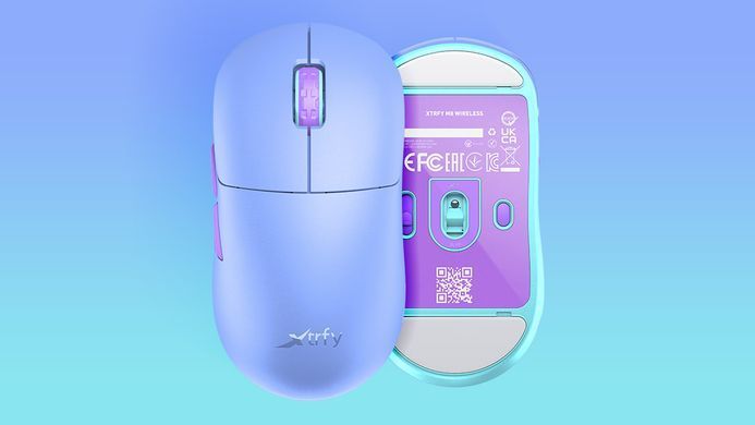 Cherry Xtrfy Миша M8 WIRELESS Frosty Purple M8W-RGB-PURPLE фото