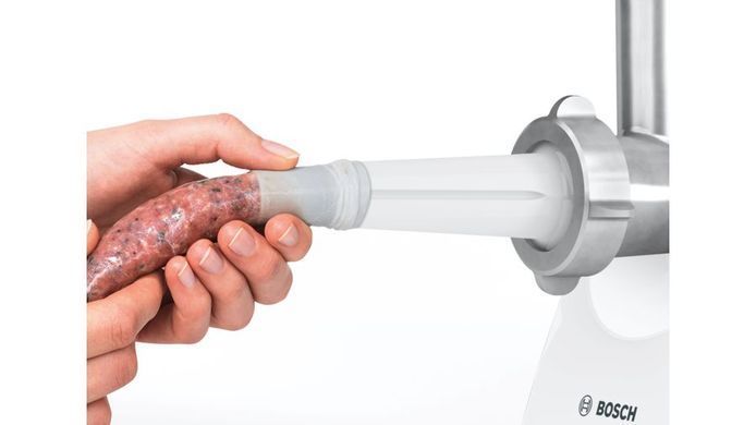 Bosch Мясорубка MFW3520W - 1500Вт/500Вт/1,8 кг-мин./белый MFW3520W фото