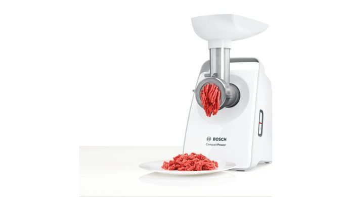 Bosch Мясорубка MFW3520W - 1500Вт/500Вт/1,8 кг-мин./белый MFW3520W фото