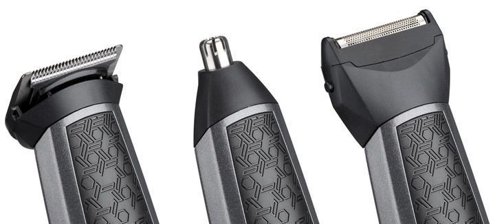 BaByliss Набор для стрижки волос, 10 насадок, cерый MT727E фото