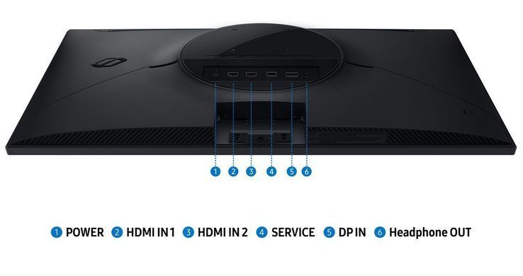 Samsung Монітор Samsung 27" Odyssey G5 27FG532E 2*HDMI, DP, IPS, 2560x1440, 240Hz, 0.3ms LS27FG532EIXUA фото
