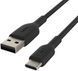 Belkin Кабель USB-A > USB-C заряджання/синхронізації 2м, 15Вт, Type-C, PVC, чорний 1 - магазин Coolbaba Toys