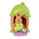 Li`l Woodzeez Игровой набор - Домик c сюрпризом (зеленая крыша, 1 фигурка кролика, 1 аксессуар) 1 - магазин Coolbaba Toys