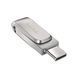 SanDisk Накопичувач 32GB USB 3.1 Type-A + Type-C Dual Drive Luxe срібний 3 - магазин Coolbaba Toys