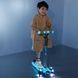 Самокат MICRO серії "Maxi Deluxe Glow LED" &ndash; СИНІЙ КРИШТАЛЬ (до 50 kg, 3-х колісний, світло) 2 - магазин Coolbaba Toys