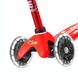 Самокат MICRO серії "Mini Deluxe" - ЧЕРВОНИЙ (до 50 kg, триколісний, LED) 16 - магазин Coolbaba Toys