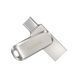 SanDisk Накопичувач 32GB USB 3.1 Type-A + Type-C Dual Drive Luxe срібний 5 - магазин Coolbaba Toys