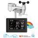 Sencor Метеостанція Sencor, внутр/зовн вимірювання, від мережі/CR2032x1+AAx3, темп-ра, вологість, час, прогноз погоди, атмосферний тиск, шв. вітру, підкл. до WIFI, чорний 8 - магазин Coolbaba Toys