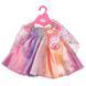 Одяг для ляльки BABY BORN - СУКНЯ ВЕСЕЛКА (43 cm) 6 - магазин Coolbaba Toys