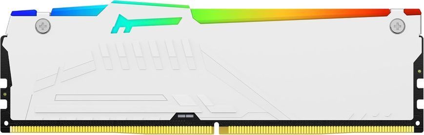 Kingston Пам'ять ПК Kingston DDR5 16GB 5200 FURY Beast RGB XMP Білий KF552C40BWA-16 фото