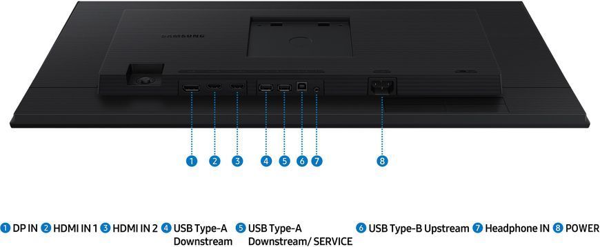 Samsung Монітор 27" S27D400 2*HDMI, DP, USB, IPS, 100Hz LS27D400GAIXCI фото
