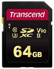 Карта памяти Transcend SD 64GB C10 UHS-II U3 R285/W220MB/s 4K TS64GSDC700S фото