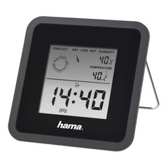 Термометр/гігрометр Hama TH-50 Black 00186370 фото