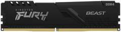 Пам'ять ПК Kingston DDR4 16GB KIT (8GBx2) 3200 FURY Beast Black KF432C16BBK2/16 фото