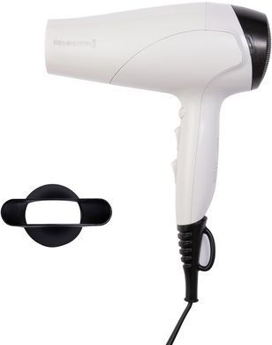 Remington Фен Ionic Dry, 2200Вт, 3 режими,турмалинова іоніз-я, хол. обдув, білий D3194 фото