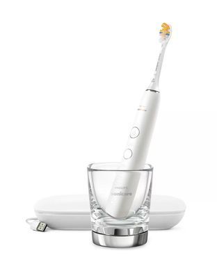 Philips Щетка зубная электр. Sonicare DiamondClean 9000 Series, 62т. колеб/мин, насадок-1, футляр, Bluetooth, белый HX9911/19 фото