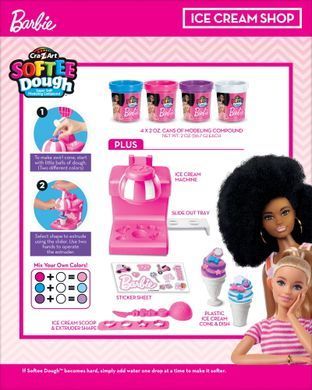 Cra-Z-Art Тісто для ліплення Barbie Магазин морозива з формами, набір 10од 34040CRA фото