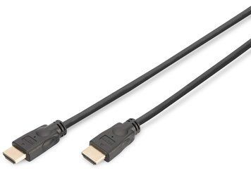Digitus Кабель DIGITUS HDMI (M/M), 4K@60Гц, Ultra HD, Premium, тип A, w/Ethernet, золото, 5м, чорний DK-330123-050-S фото