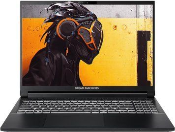 Dream Machines Ноутбук Dream Machines RT5050-15 15.3FHD+ IPS, AMD AI 9 HX 370, 32GB, F1TB, NVD5050-8, DOS, чорний RT5050-15UA24 фото