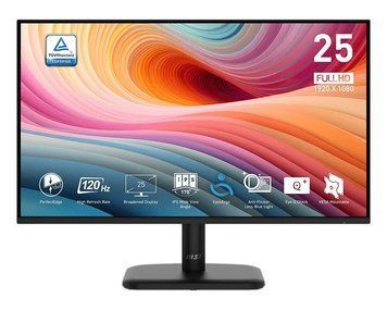 MSI Монітор MSI 24.5" PRO MP251L-E2 D-Sub, HDMI, IPS, 120Hz, 1ms, sRGB 99%, AdaptiveSync 9S6-3PD2CM-033 фото