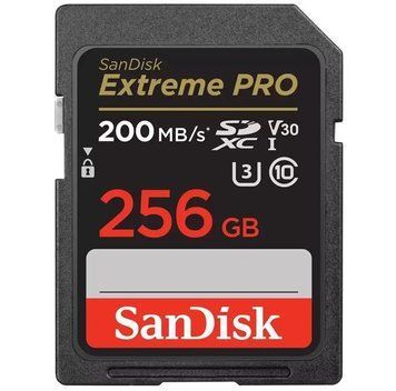 SanDisk Карта памяти SD 256GB C10 UHS-I U3 R200/W140MB/s Extreme Pro V30 SDSDXXD-256G-GN4IN фото