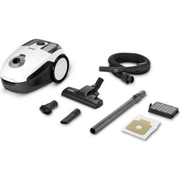 Karcher Пылесос мешковый VC 2.8, 700Вт, мешок-2л, НЕРА, белый 1.198-031.0 фото