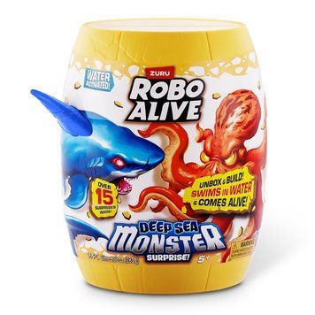 Интерактивный игровой набор ROBO ALIVE S1 &ndash; ГЛУБОКОВОДНЫЙ СЮРПРИЗ. БОЛЬШАЯ БЕЛАЯ АКУЛА 71155A фото