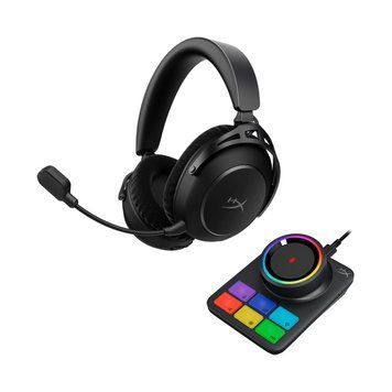 HyperX Гарнітура ігрова Cloud Alpha 2 WL/BT/mini-jack/USB-A/USB-C, 0.5м/1.5м, чорний AJ5C7AA фото