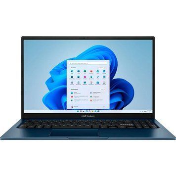 ASUS Ноутбук ASUS Vivobook 15 X1504MA-BQ130W 15.6" FHD IPS, Intel 7 350U, 16GB, F1TB, UMA, Win11, Блакитний 90NB17I1-M00540 фото