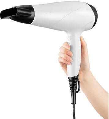 Remington Фен Ionic Dry, 2200Вт, 3 режими,турмалинова іоніз-я, хол. обдув, білий D3194 фото