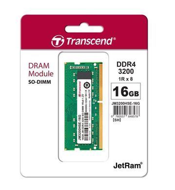 Transcend Пам'ять ноутбука DDR4 16GB 3200 JM3200HSE-16G фото