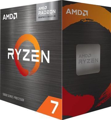 AMD CPU Ryzen 7 5700G 8C/16T 3.8/4.6GHz Boost 16Mb Radeon Graphics AM4 65W Wraith Stealth cooler Box 100-100000263BOX фото