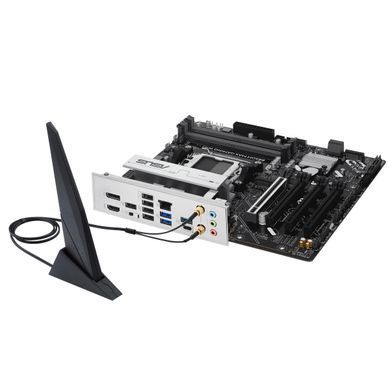 ASUS Материнcька плата B850M MAX GAMING WIFI sAM5 B850 4xDDR5 M.2 HDMI DP WiFi BT mATX 90MB1LL0-M0EAY0 фото