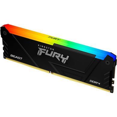 Kingston Пам'ять ПК DDR4 8GB 3200 FURY Beast RGB KF432C16BB2A/8 фото