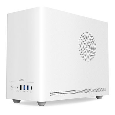 2E Корпус 2E Credo Metal V300W без БЖ, 2xUSB3.0, 1х USB 2.0, 1xUSB Type-C, 1x90мм, VGA 310мм, mATX, білий 2E-V300W фото