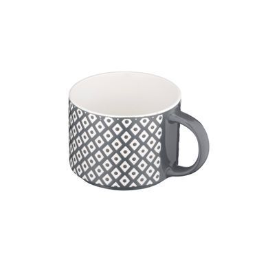 ARDESTO Чашка Weaving E, 330мл, фарфор, бело-черный AR3473E фото
