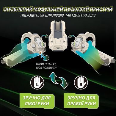 Infinity Nado Набір Nado VII Pro Series Modular Battle Set Громовий Мисливець Тіней і Вогняне Колесо Вибуху (Thunder Shadow Hunter vs Fiery Blast Wheel) EU664181 фото