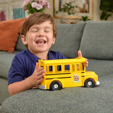 Ігровий набір CoComelon Feature Vehicle Жовтий Шкільний Автобус зі звуком CMW0015 фото
