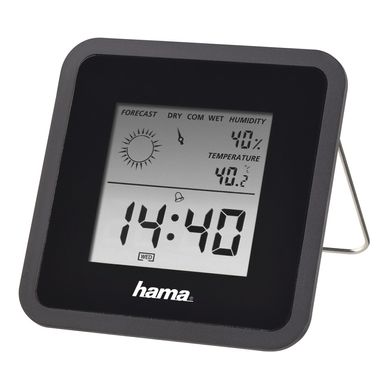 Термометр/гигрометр Hama TH-50 Black 00186370 фото