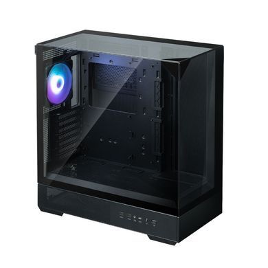 Zalman Корпус P40 Prism без БП, 2xUSB3.0, 1xUSBType-C, 1x120мм ARGB, VGA 420мм, LCS ready, TG 3x Panels, ATX, чёрный P40PRISMBLACK фото