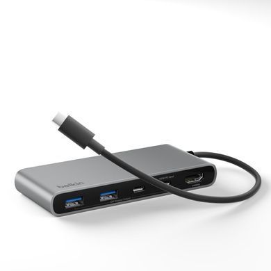 Belkin Хаб USB-C 7в1 Multiport Dock 100Вт AVC023HQSGY фото