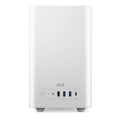 2E Корпус 2E Credo Metal V300W без БЖ, 2xUSB3.0, 1х USB 2.0, 1xUSB Type-C, 1x90мм, VGA 310мм, mATX, білий 2E-V300W фото