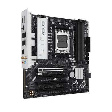 ASUS Материнcька плата B850M MAX GAMING WIFI sAM5 B850 4xDDR5 M.2 HDMI DP WiFi BT mATX 90MB1LL0-M0EAY0 фото
