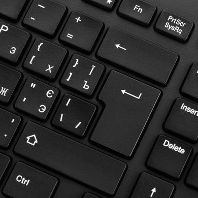 HP Клавіатура мембранна 220, 104key, WL, EN/UK, чорний 805T2AA фото