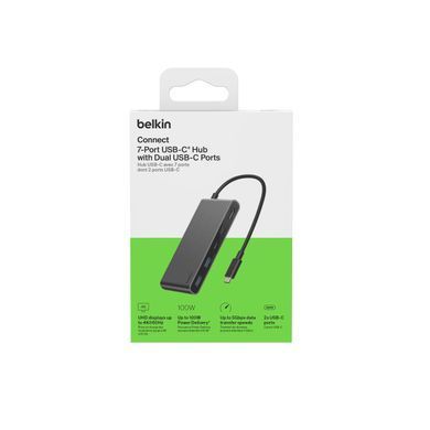 Belkin Хаб USB-C 7в1 Multiport Dock 100Вт AVC023HQSGY фото
