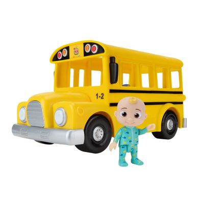 Игровой набор CoComelon Feature Vehicle Желтый Школьный Автобус со звуком CMW0015 фото
