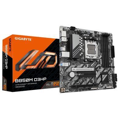 Gigabyte Материнская плата B850M D3HP sAM5 B850 4xDDR5 M.2 HDMI DP mATX B850M_D3HP фото