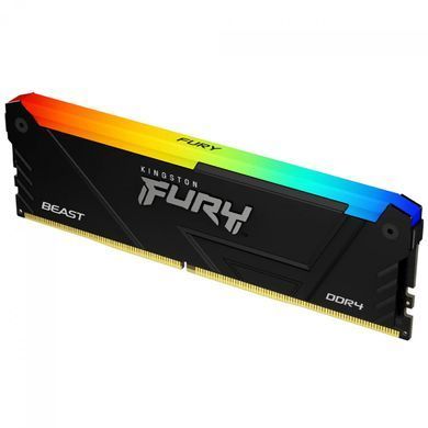 Kingston Пам'ять ПК DDR4 64GB KIT (32GBx2) 3200 FURY Beast RGB KF432C16BB2AK2/64 фото